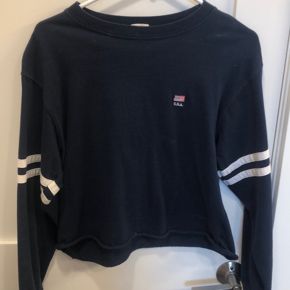 USA Brandy Melville Cropped long sleeve tee